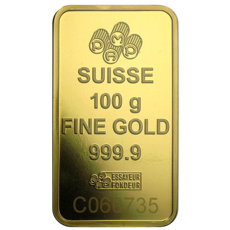 Image for 100 gram Gold Bar- PAMP Suisse Lady Fortuna (w/ Assay) from TD Precious Metals